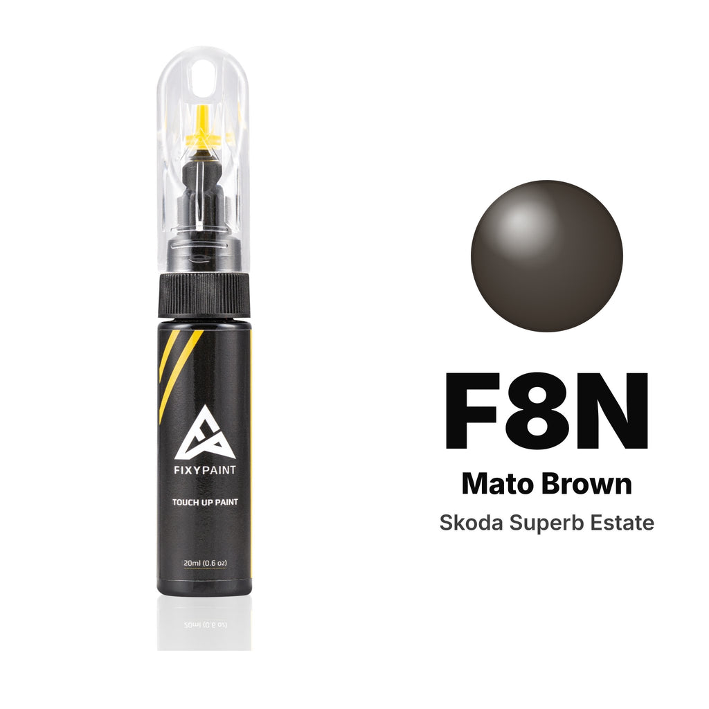 Peinture de retouche pour Skoda Superb Estate – F8N Mato Brown (2009–2010), kit Basique