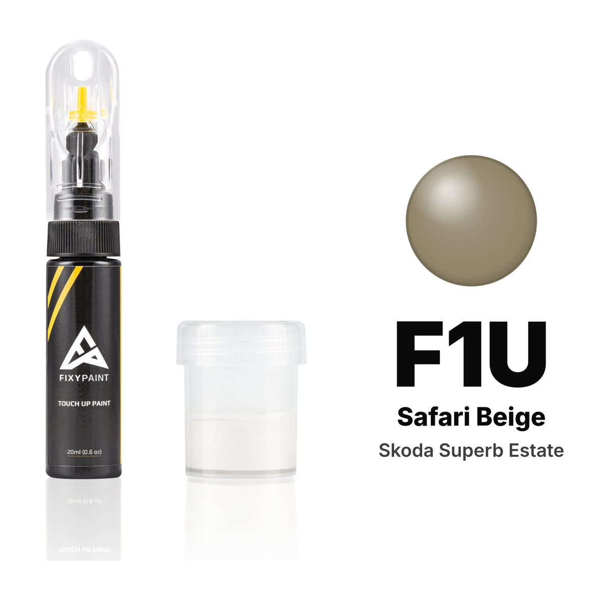 Peinture de retouche pour Skoda Superb Estate – F1U Safari Beige (2011–2012), kit Standard