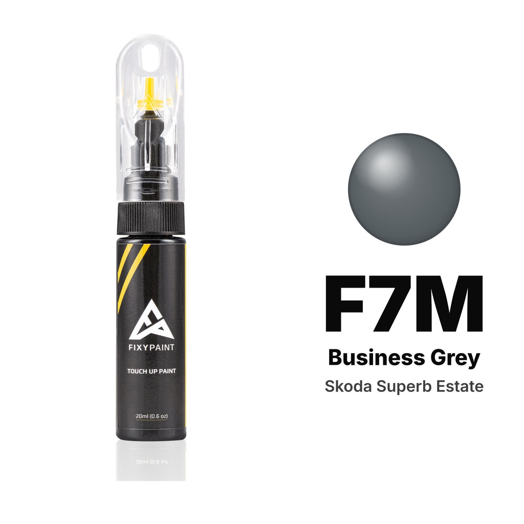 Pintura de retoque para Skoda Superb Estate – F7M Business Grey (2015–2022), kit Básico