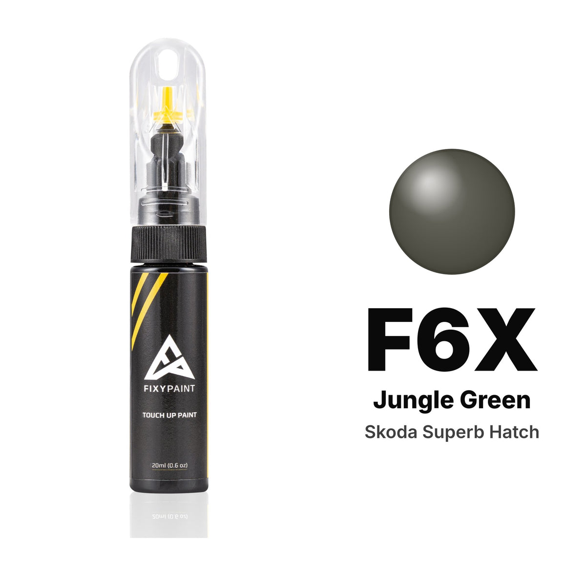 Vernice ritocco per Skoda Superb Hatch – F6X Jungle Green (2015–2017), kit Base