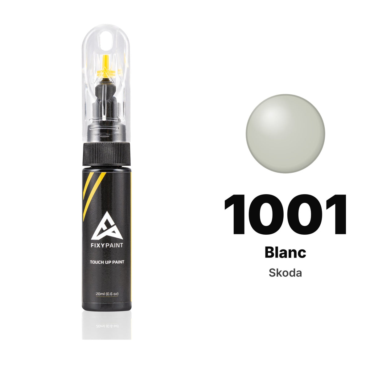 Touch-up paint for Skoda 1001 Blanc, Basic kit