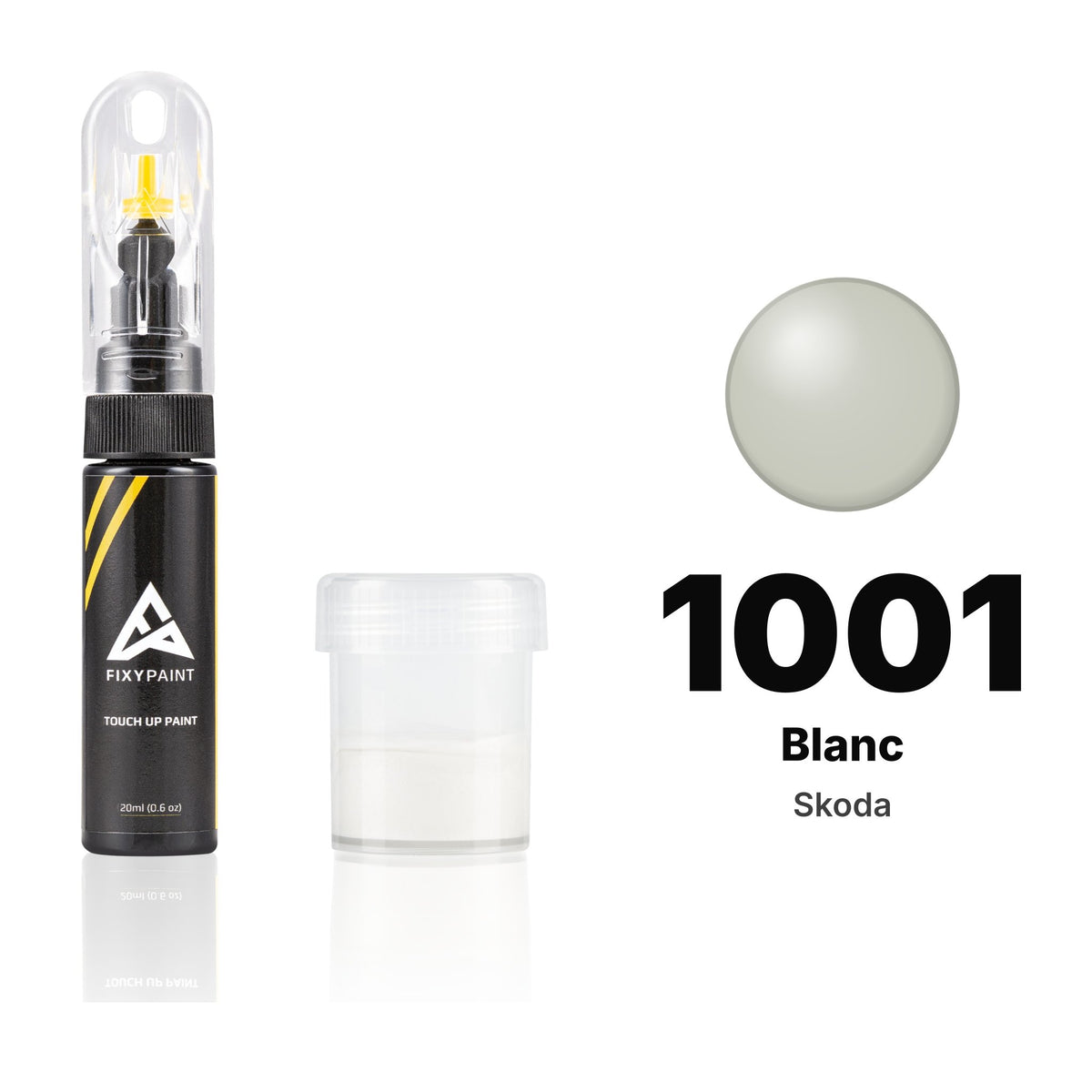 Touch-up paint for Skoda 1001 Blanc, Standard kit