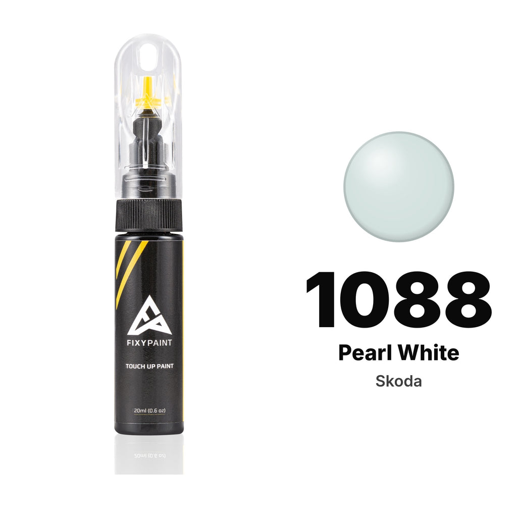 Touch-up paint for Skoda 1088 Pearl White, Basic kit