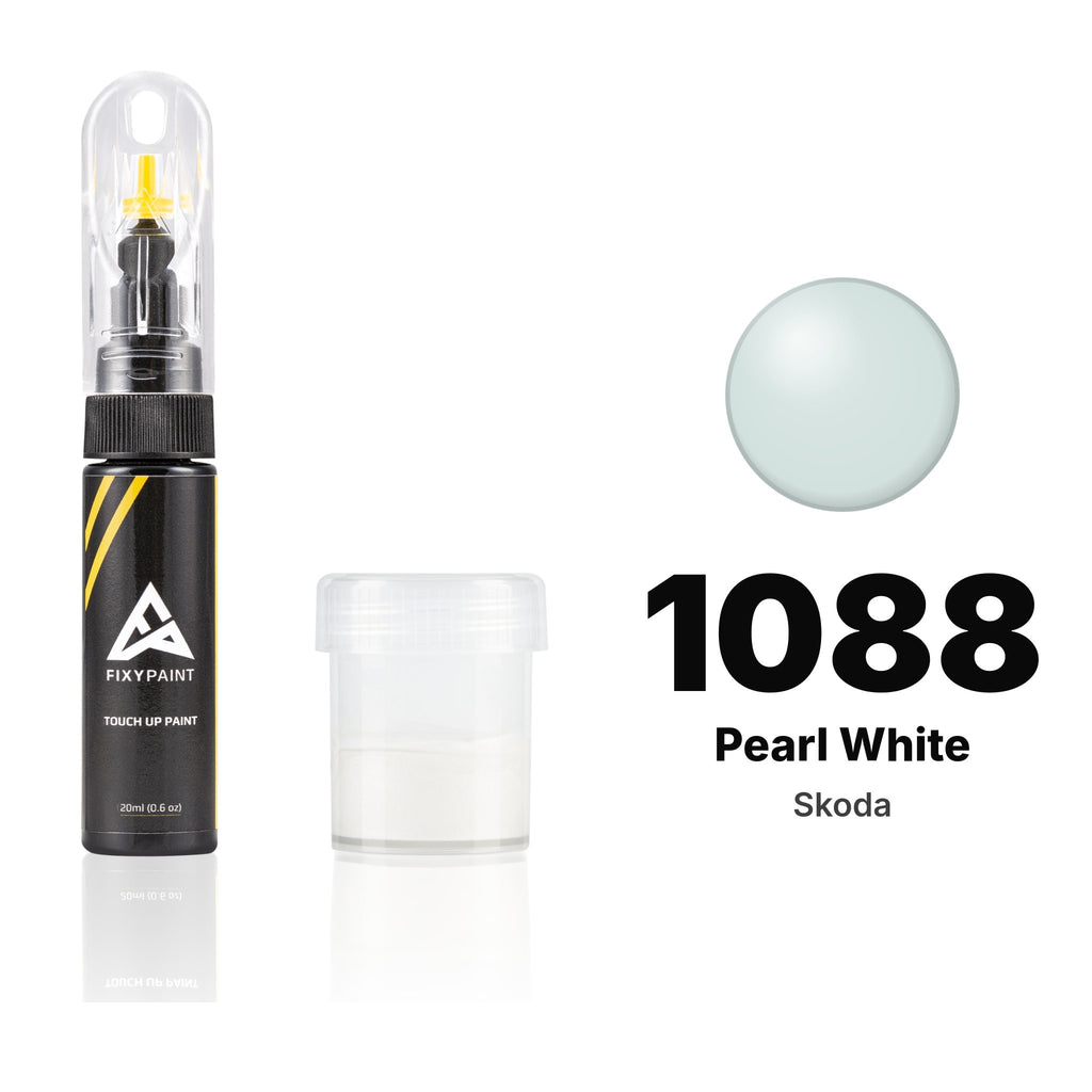 Touch-up paint for Skoda 1088 Pearl White, Standard kit