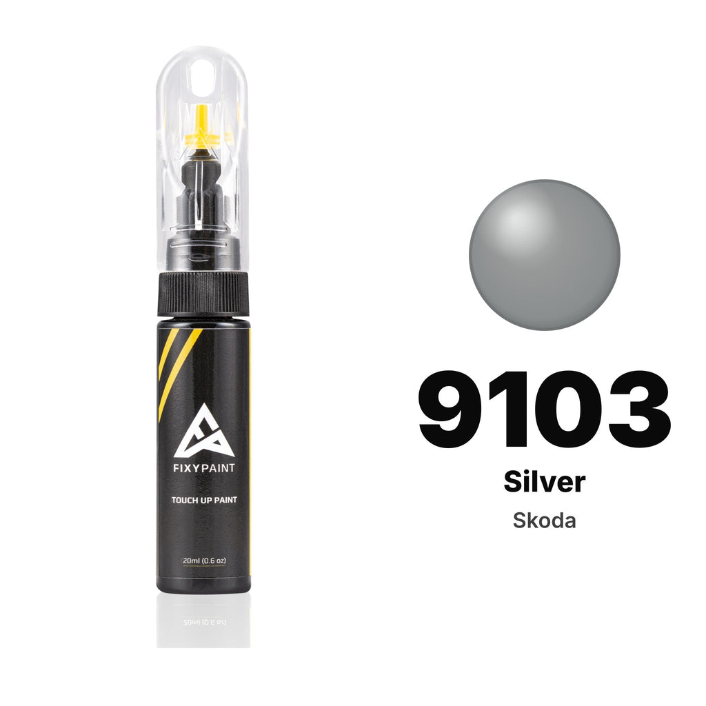 Touch-up paint for Skoda 9103 Silver, Basic kit
