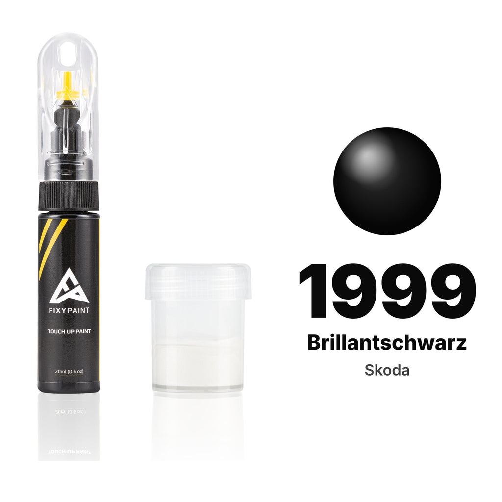Touch-up paint for Skoda 1999 Brillantschwarz, Standard kit