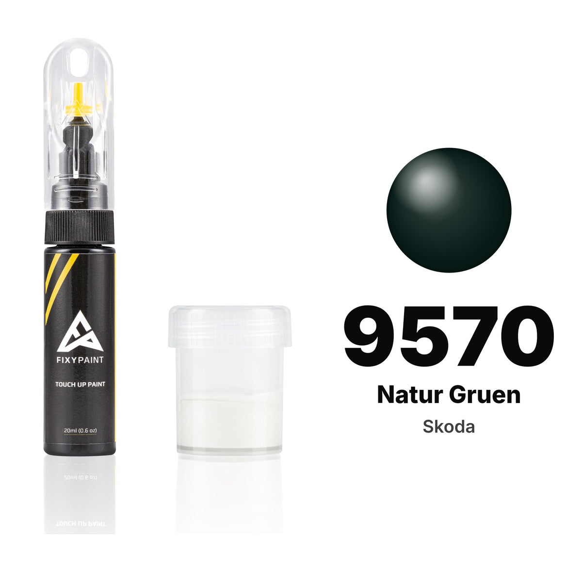 Touch-up paint for Skoda 9570 Natur Gruen, Standard kit