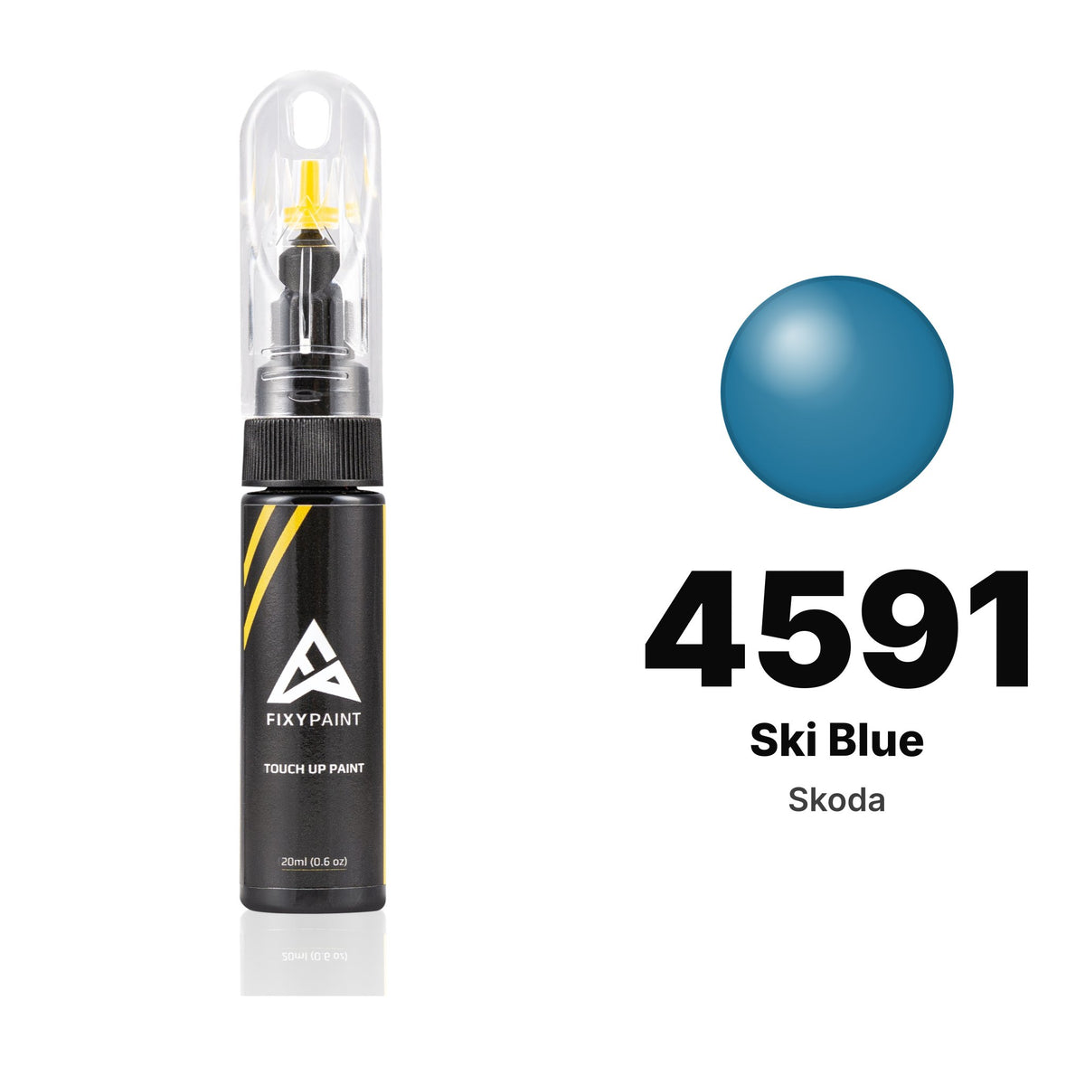 Touch-up paint for Skoda 4591 Ski Blue, Basic kit