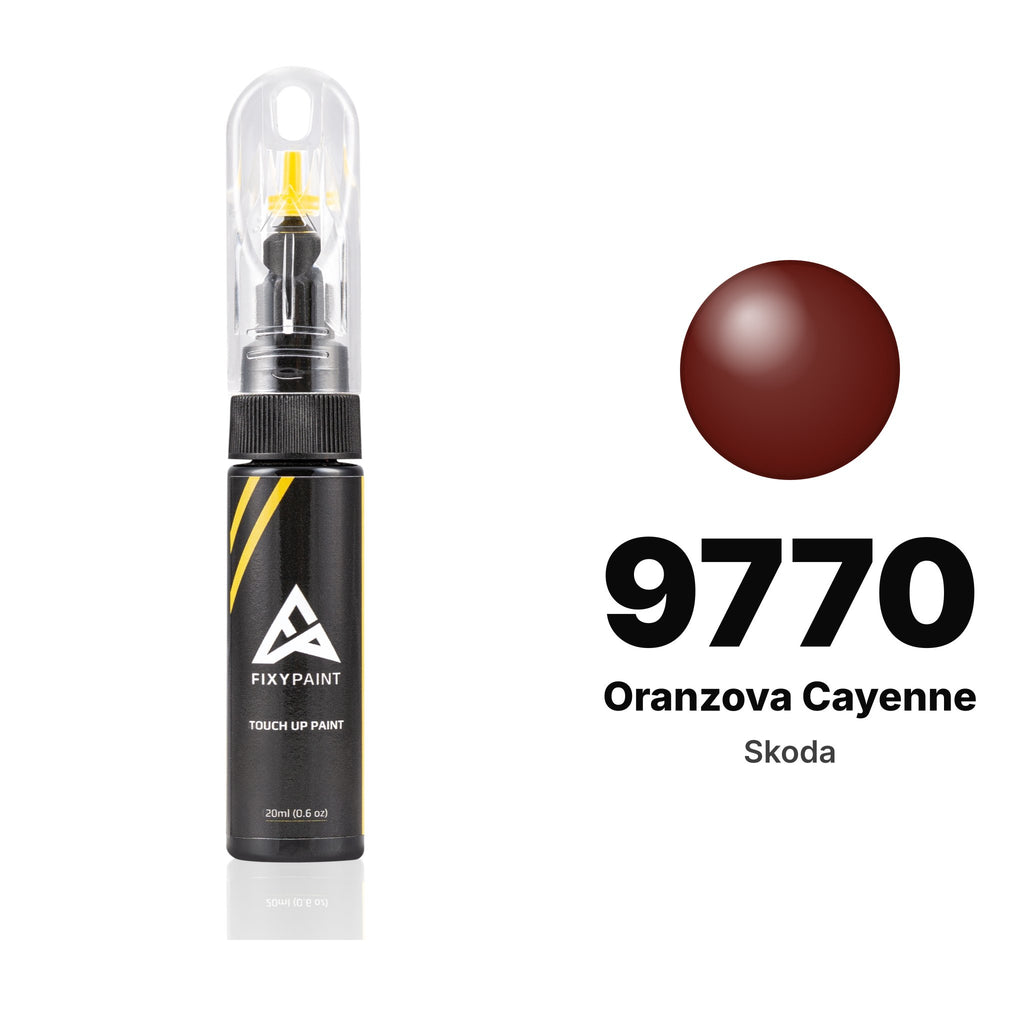 Touch-up paint for Skoda 9770 Oranzova Cayenne, Basic kit