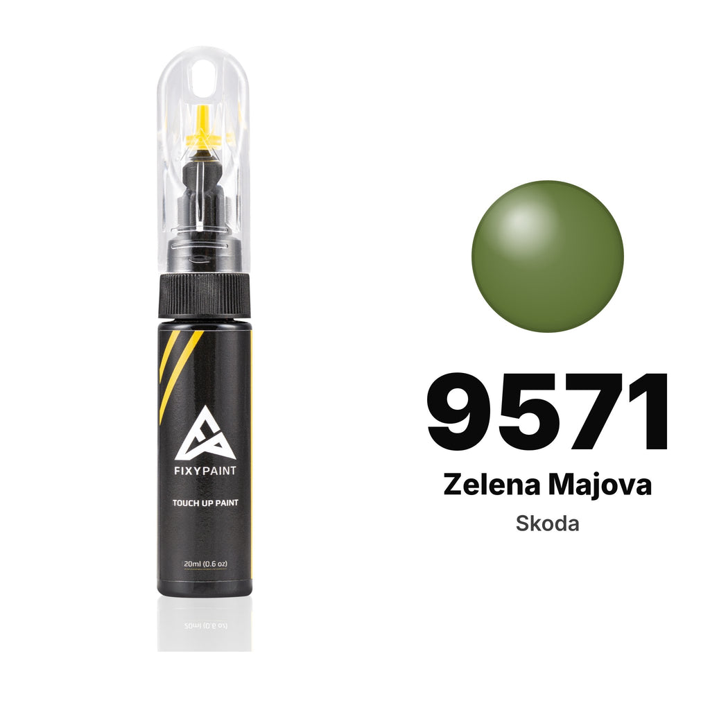 Touch-up paint for Skoda 9571 Zelena Majova, Basic kit