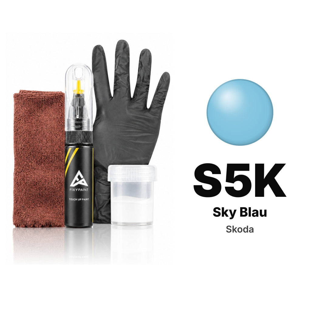 Touch-up paint for Skoda S5K Sky Blau, Complete kit