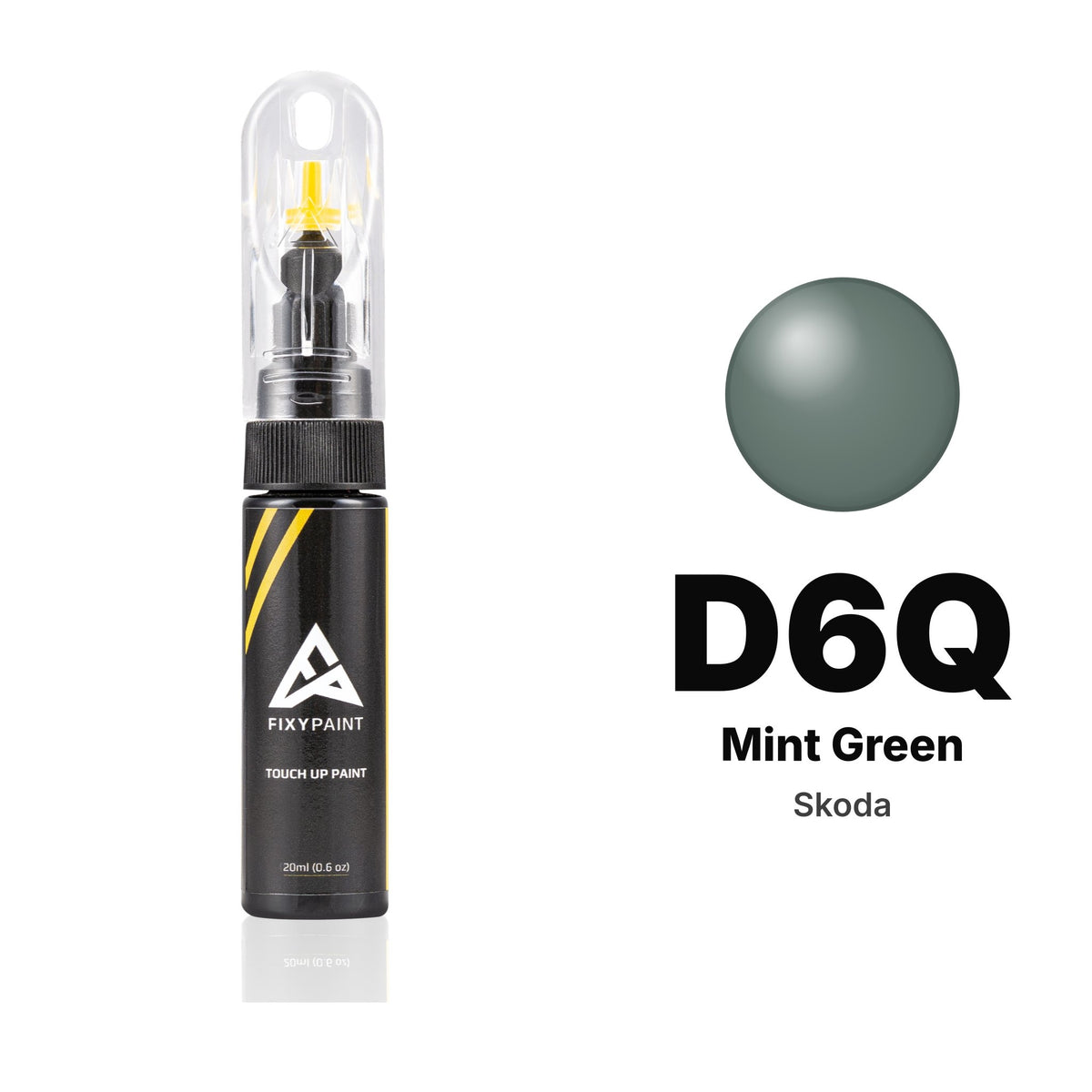 Skoda D6Q Mint Green touch-up paint, Basic kit
