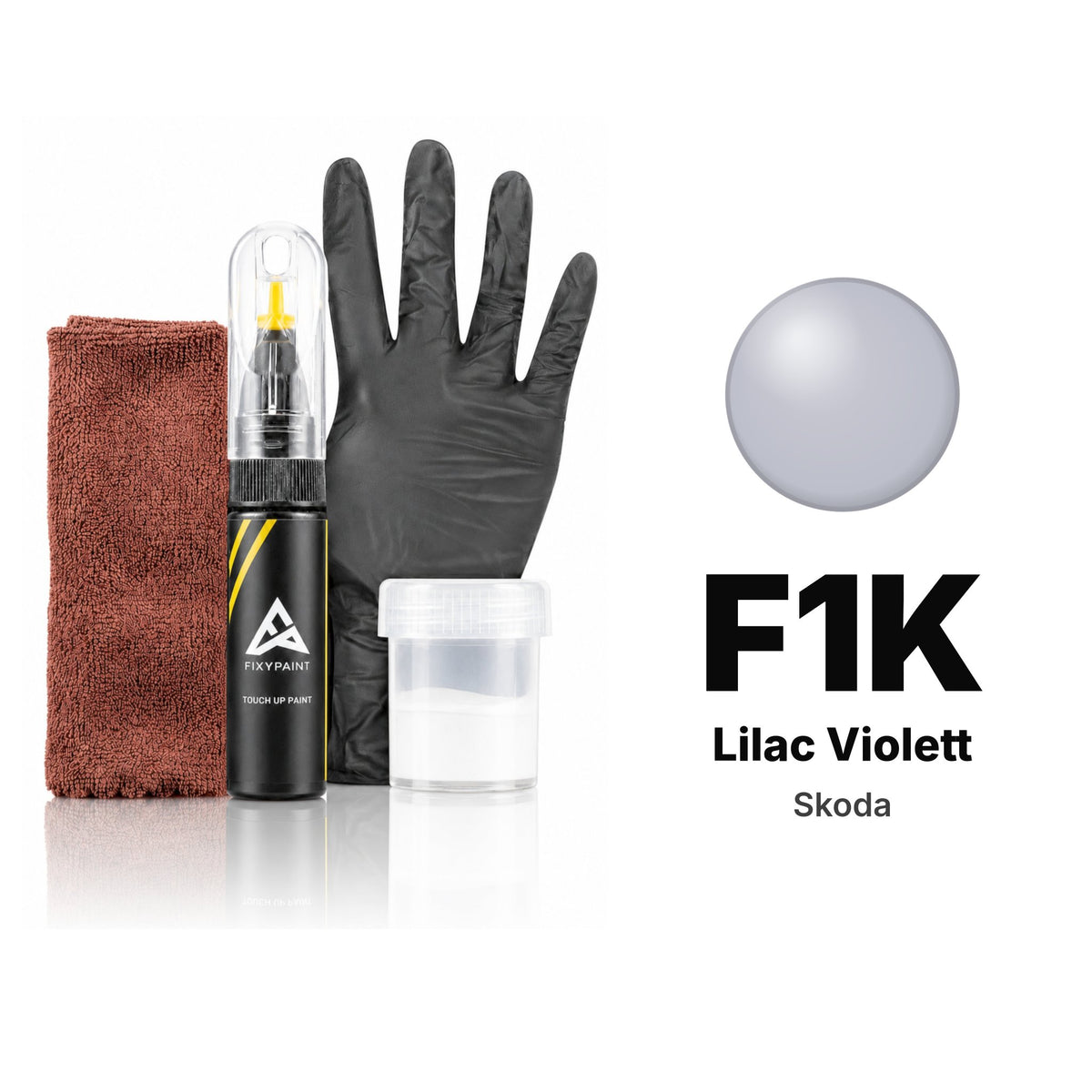 Vernice ritocco per Skoda – F1K Lilac Violett (tutti i modelli, 2014), kit Completo