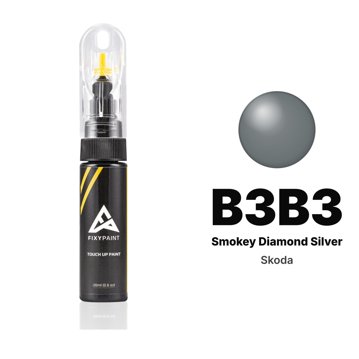 Touch-up paint for Skoda B3B3 Smokey Diamond Silver, Basic kit