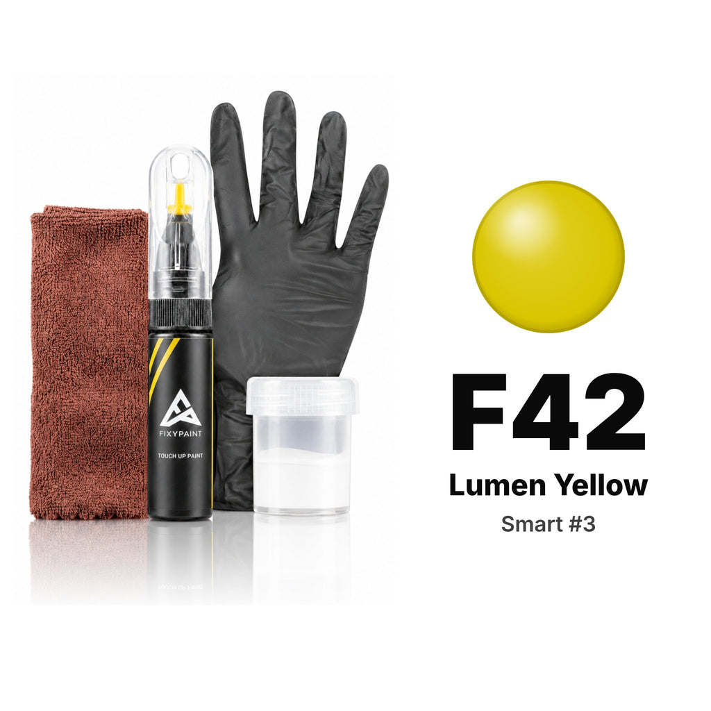 Touch-up paint for Smart #3 F42 Lumen Yellow, Complete kit