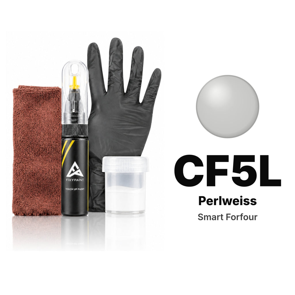 Touch-up paint for Smart Forfour CF5L Perlweiss, Complete kit