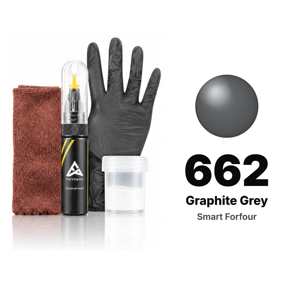 Peinture de retouche pour smart Forfour – 662 Graphite Grey (2019–2023), kit Complet