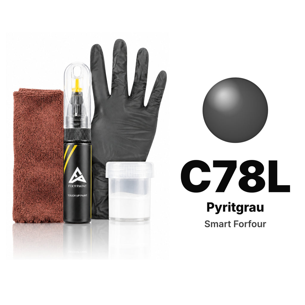 Touch-up paint for Smart Forfour C78L Pyritgrau, Complete kit