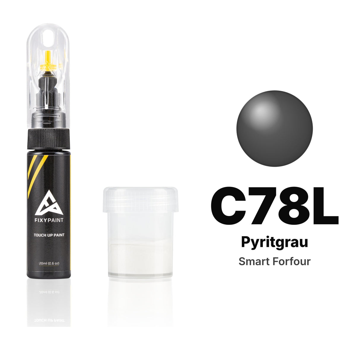 Touch-up paint for Smart Forfour C78L Pyritgrau, Standard kit