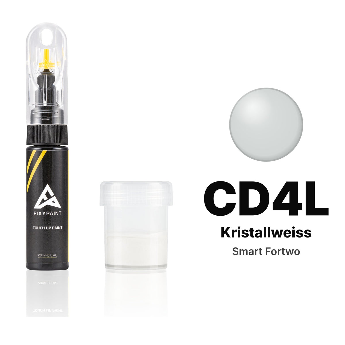 Touch-up paint for Smart Fortwo CD4L Kristallweiss, Standard kit