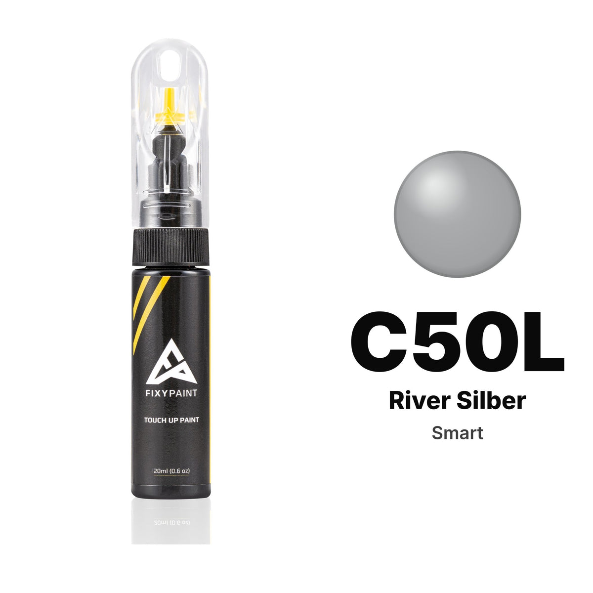 Smart C50L River Silber touch-up paint, Basic kit