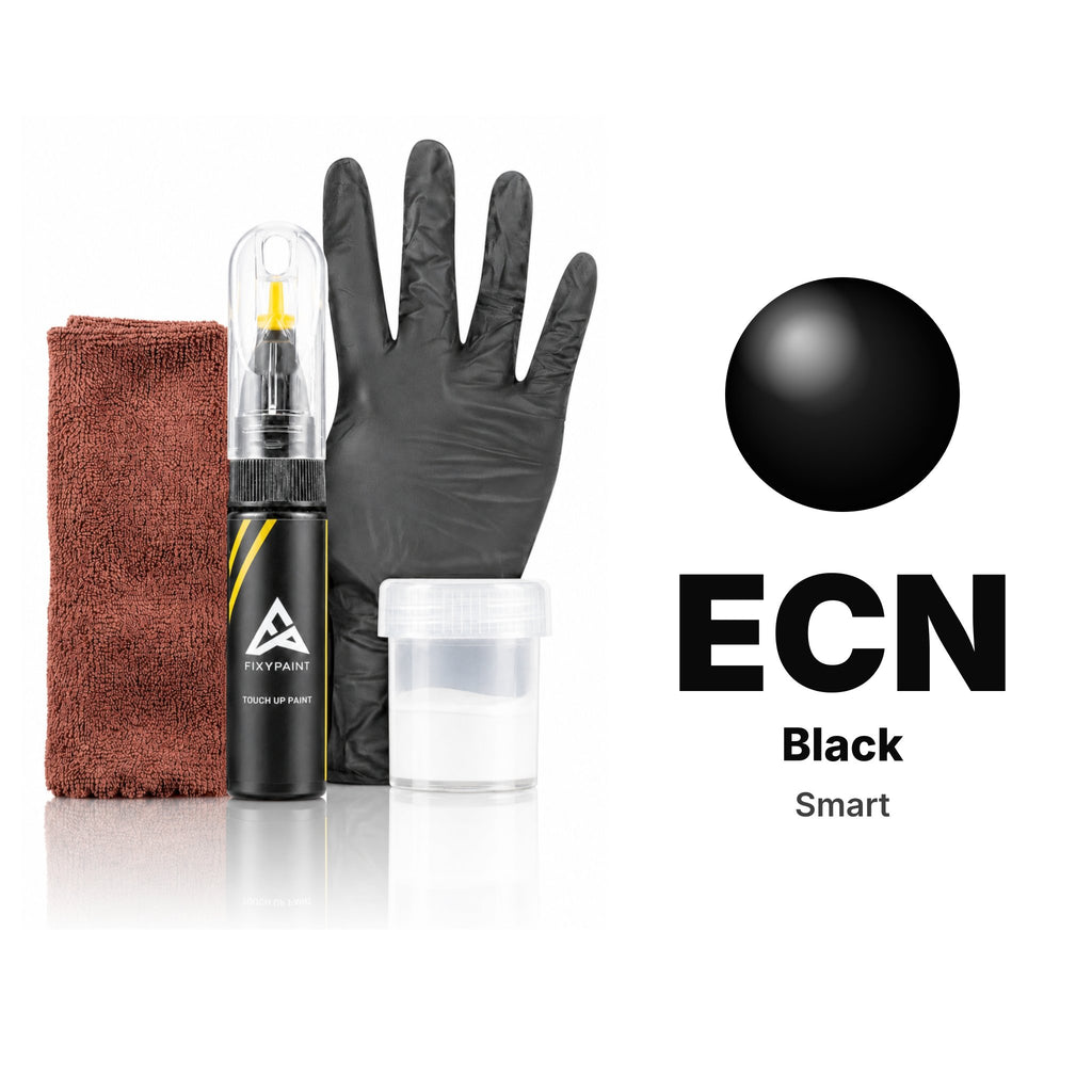Touch-up paint for Smart ECN Black, Complete kit