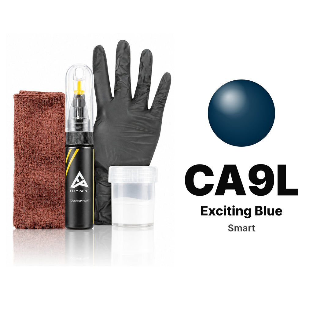 Touch-up paint for Smart CA9L Exciting Blue, Complete kit