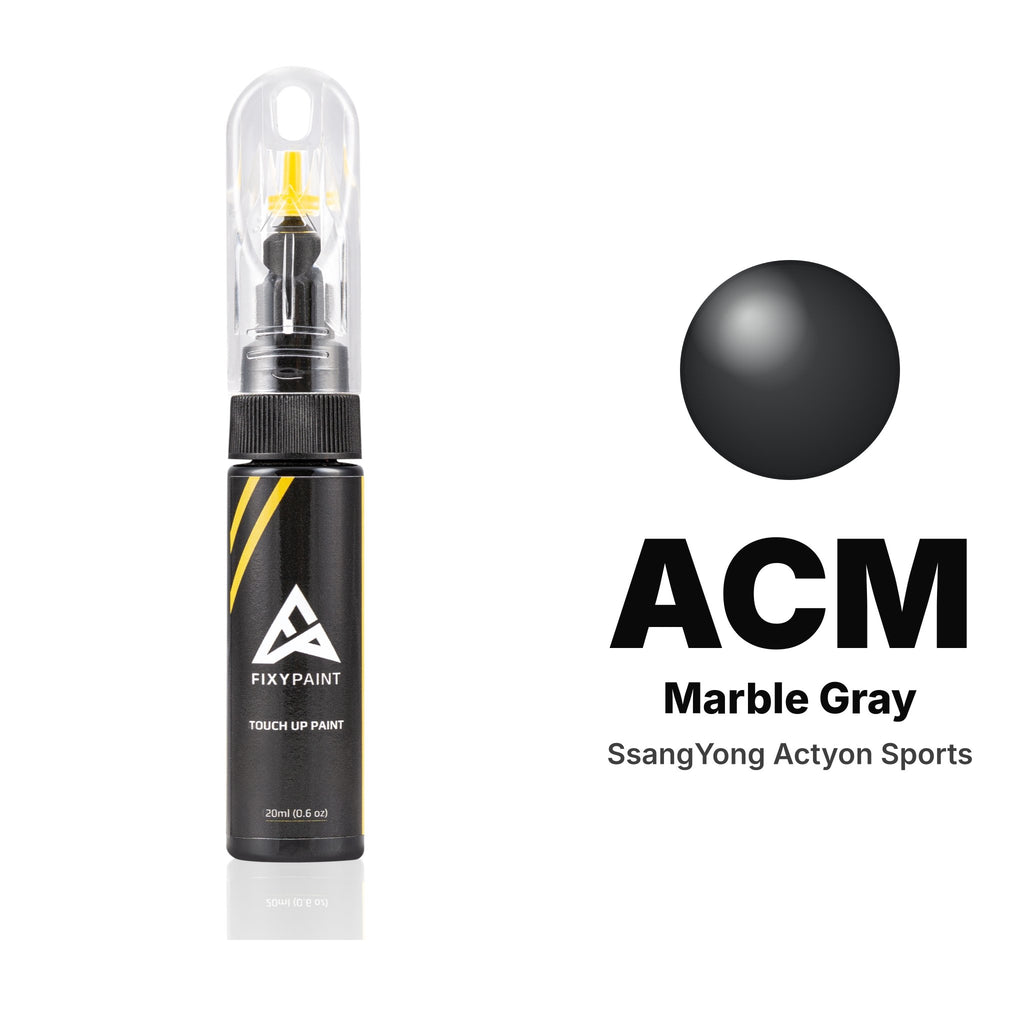 Lackstift für SsangYong Actyon Sports – ACM Marble Gray (2014–2018), Set Basis