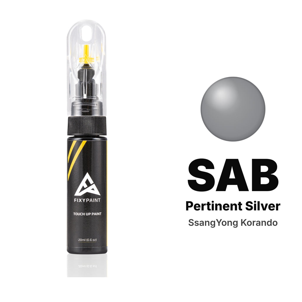 Touch-up paint for SsangYong Korando SAB Pertinent Silver, Basic kit