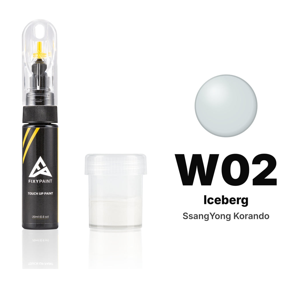 Touch-up paint for SsangYong Korando W02 Iceberg, Standard kit