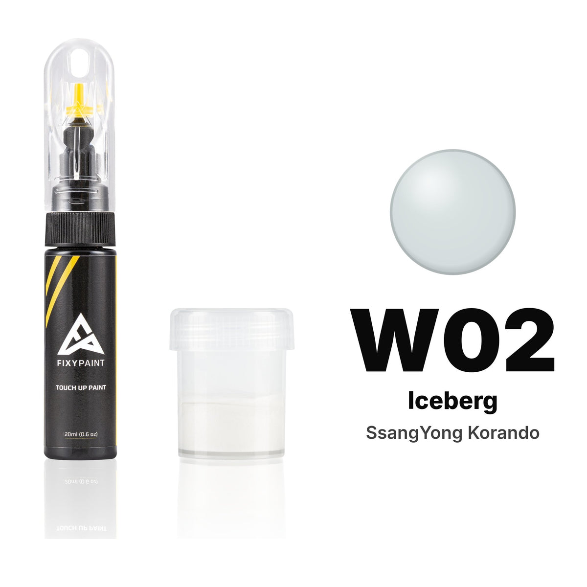 Touch-up paint for SsangYong Korando W02 Iceberg, Standard kit