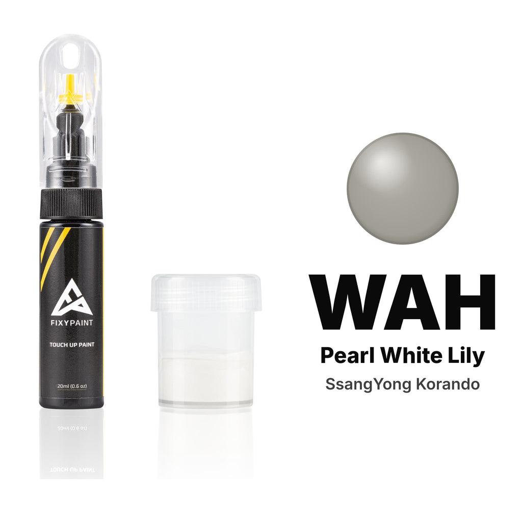 Vernice ritocco per SsangYong Korando – WAH Pearl White Lily (2013–2015), kit Standard