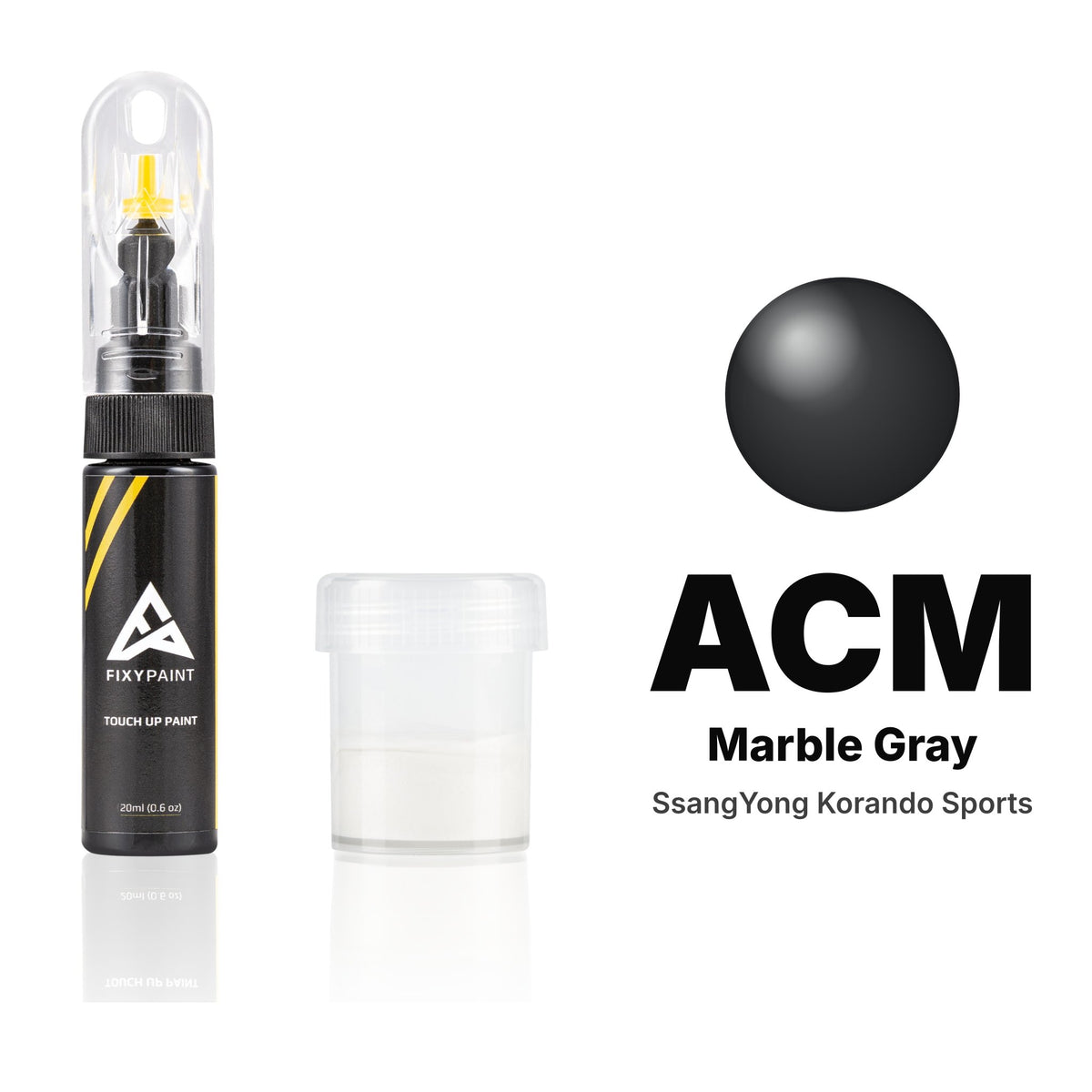 Touch-up paint for SsangYong Korando Sports ACM Marble Gray, Standard kit