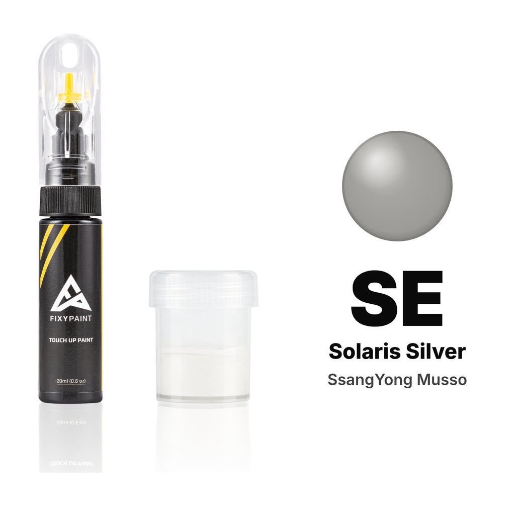 Touch-up paint for SsangYong Musso SE Solaris Silver, Standard kit