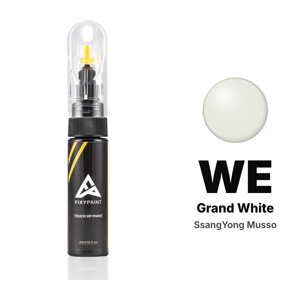 Touch-up paint for SsangYong Musso WE Grand White, Basic kit