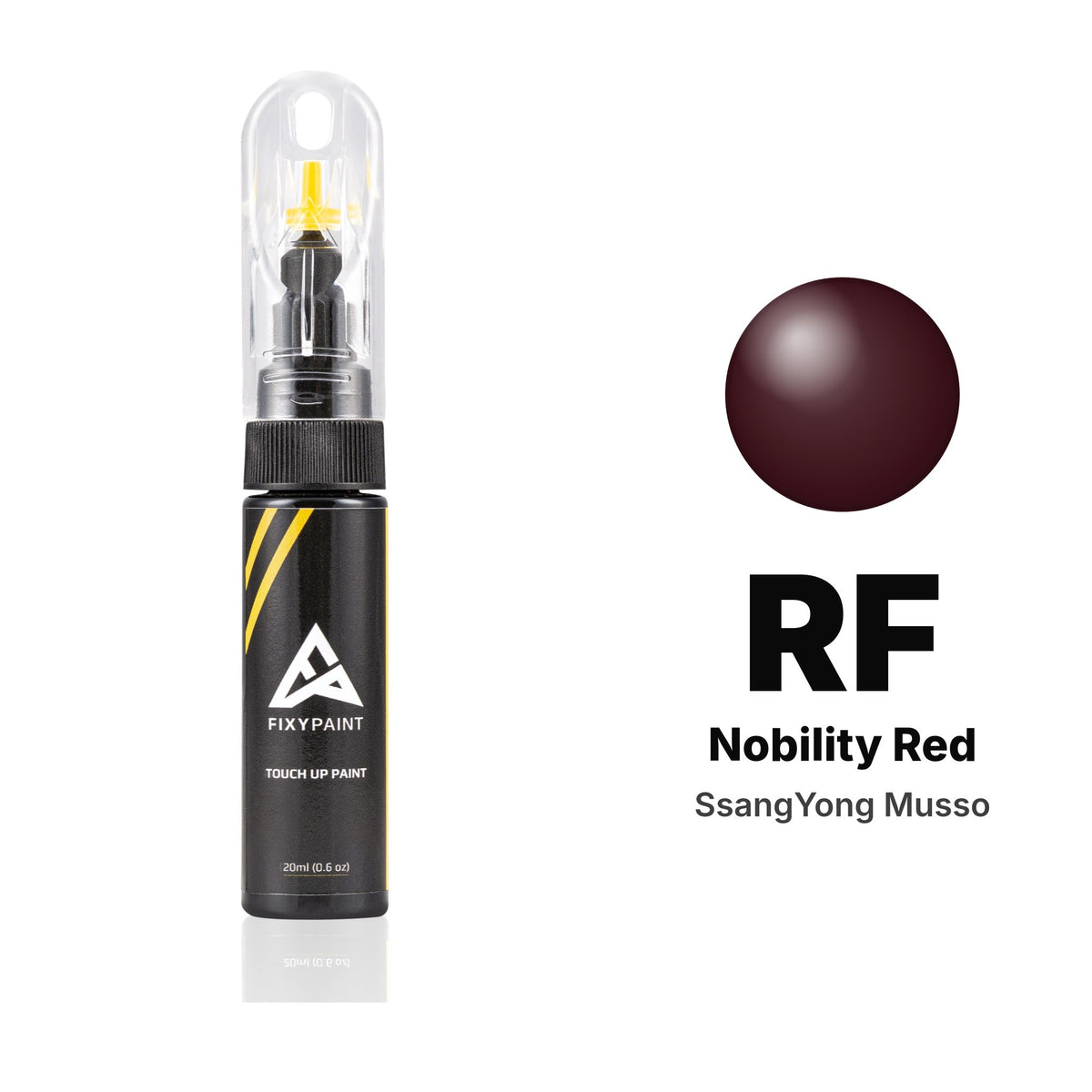 SsangYong Musso RF Nobility Red touch-up paint, Basic kit