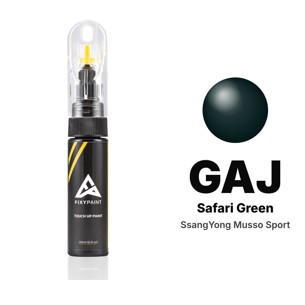 Touch-up paint for SsangYong Musso Sport GAJ Safari Green, Basic kit