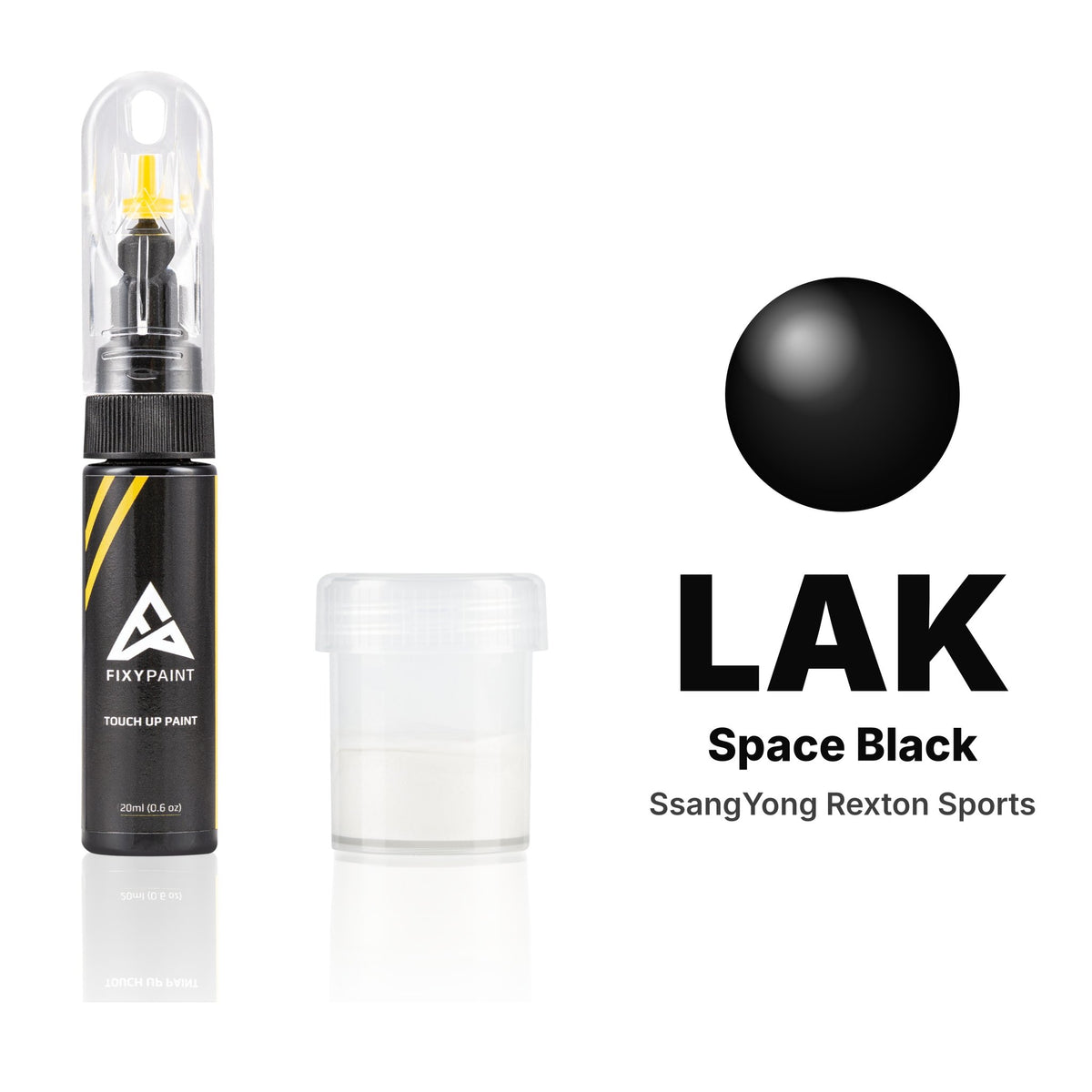 Pintura de retoque para SsangYong Rexton Sports – LAK Space Black (2018–2022), kit Estándar