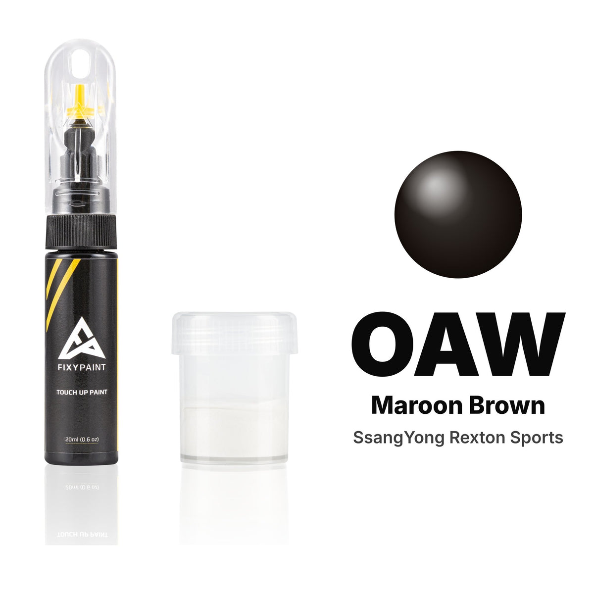 Touch-up paint for SsangYong Rexton Sports OAW Maroon Brown, Standard kit