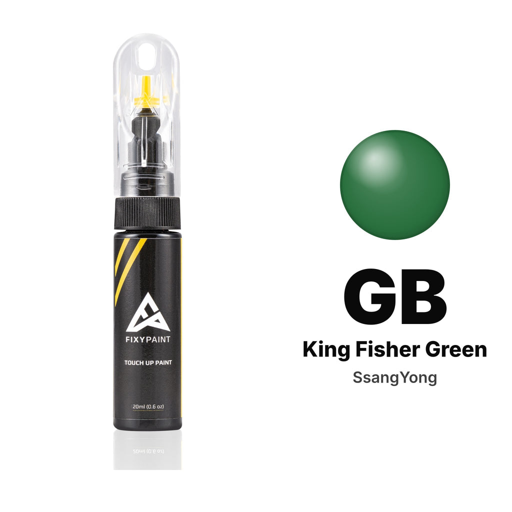 Pintura de retoque para SsangYong – GB King Fisher Green (todos los modelos, 1992–1997), kit Básico
