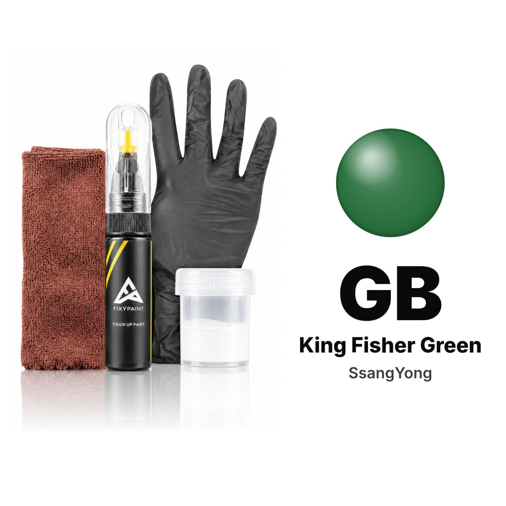 Pintura de retoque para SsangYong – GB King Fisher Green (todos los modelos, 1992–1997), kit Completo