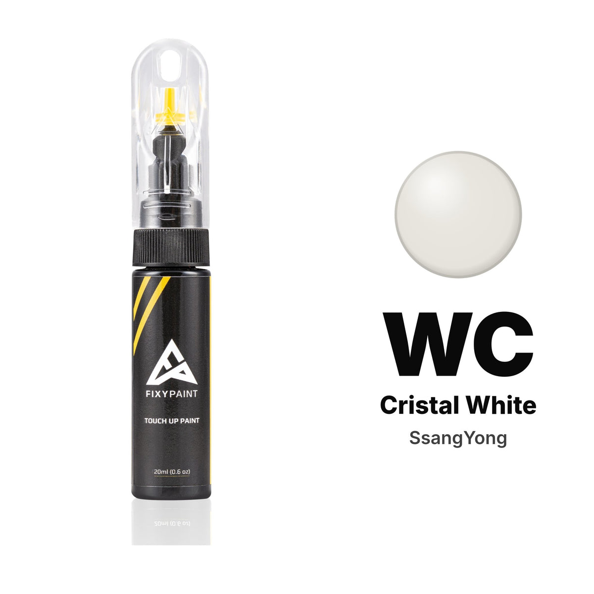 Touch-up paint for SsangYong WC Cristal White, Basic kit