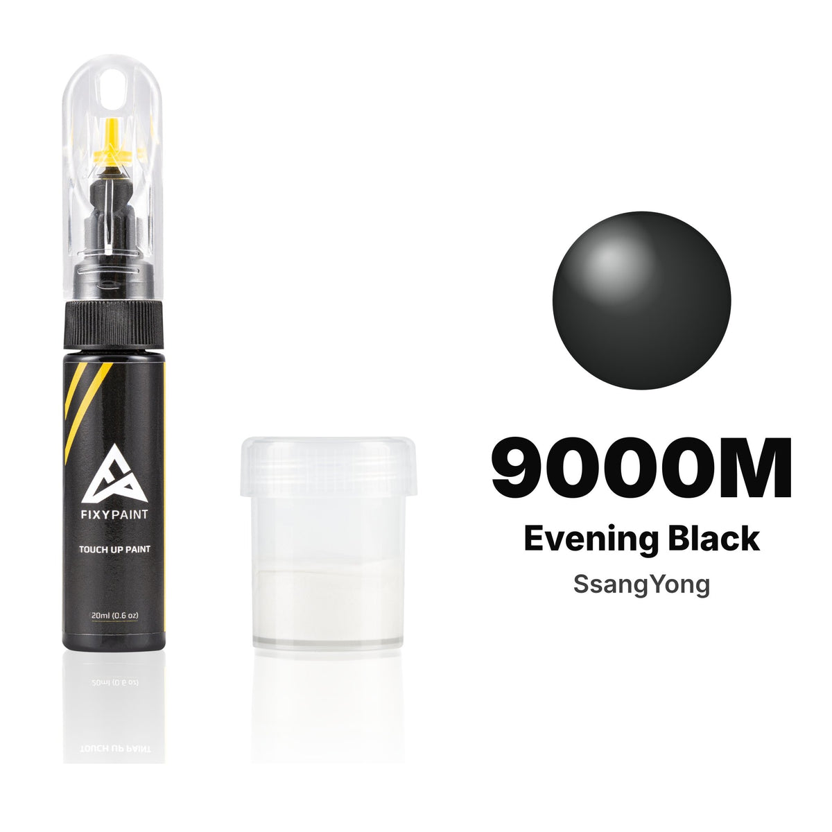 Touch-up paint for SsangYong 9000M Evening Black, Standard kit