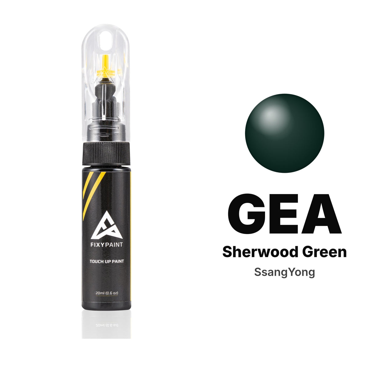 Touch-up paint for SsangYong GEA Sherwood Green, Basic kit