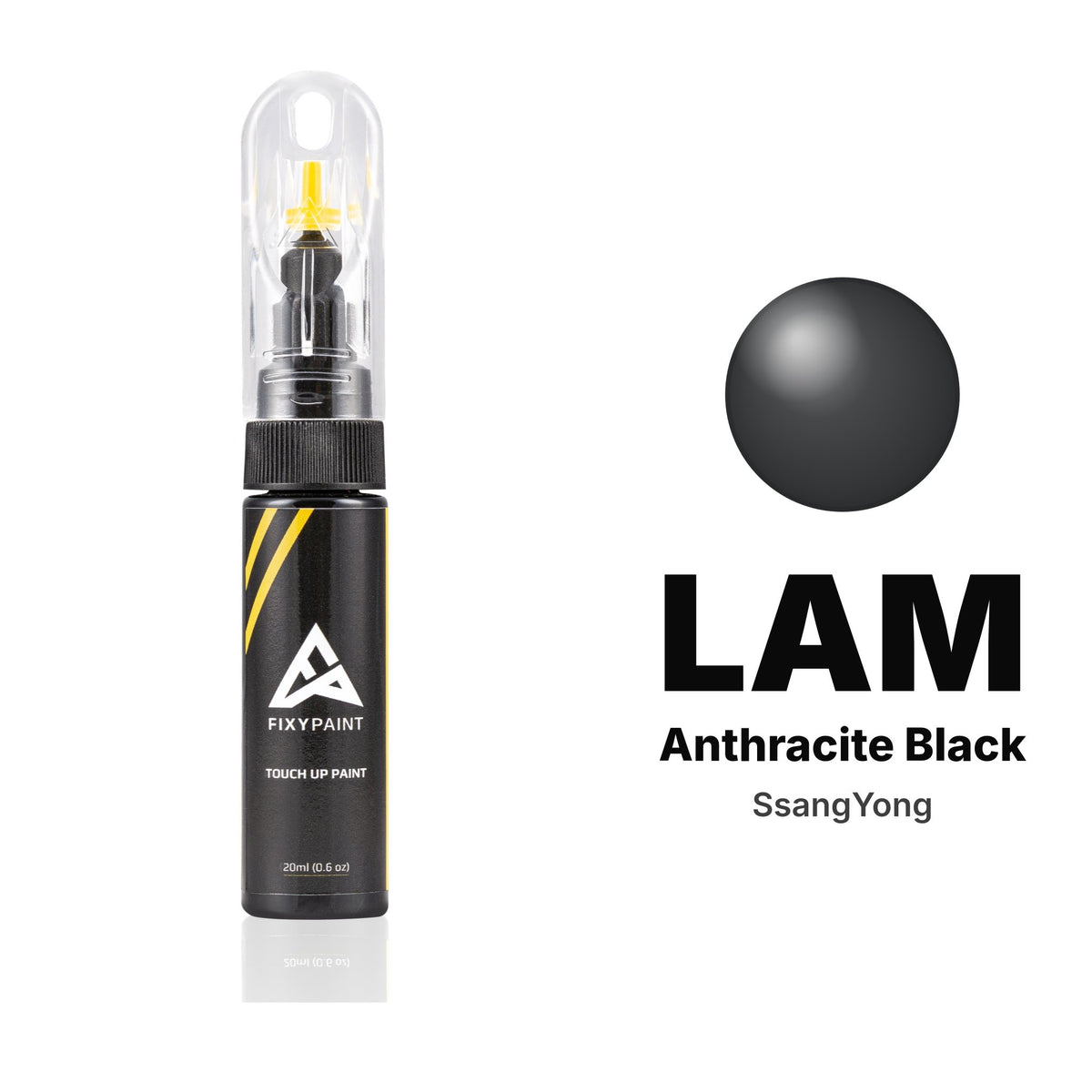Vernice ritocco per SsangYong – LAM Anthracite Black (tutti i modelli, 2008–2015, 2018), kit Base