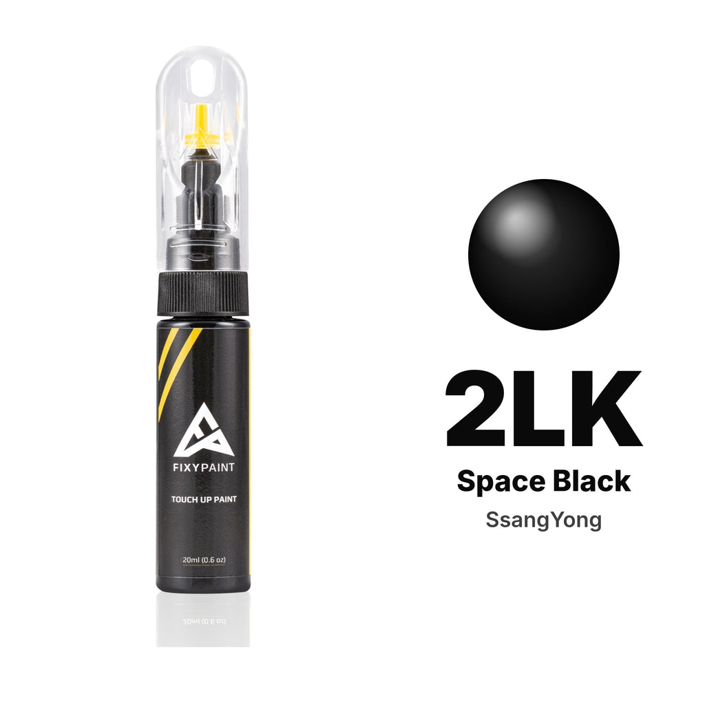 Lackstift für SsangYong – 2LK Space Black (alle Modelle, 2017–2023), Set Basis