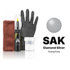 Touch-up paint for SsangYong SAK Diamond Silver, Complete kit