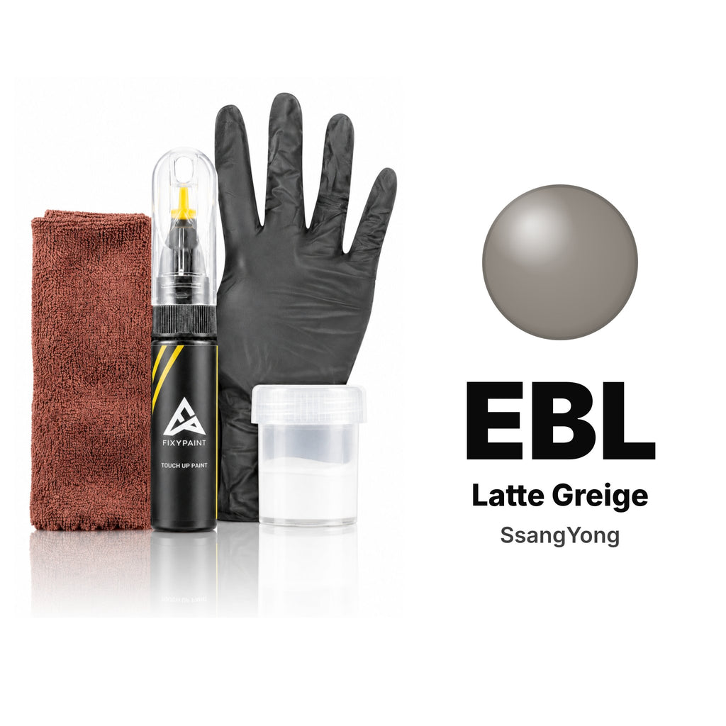 Touch-up paint for SsangYong EBL Latte Greige, Complete kit