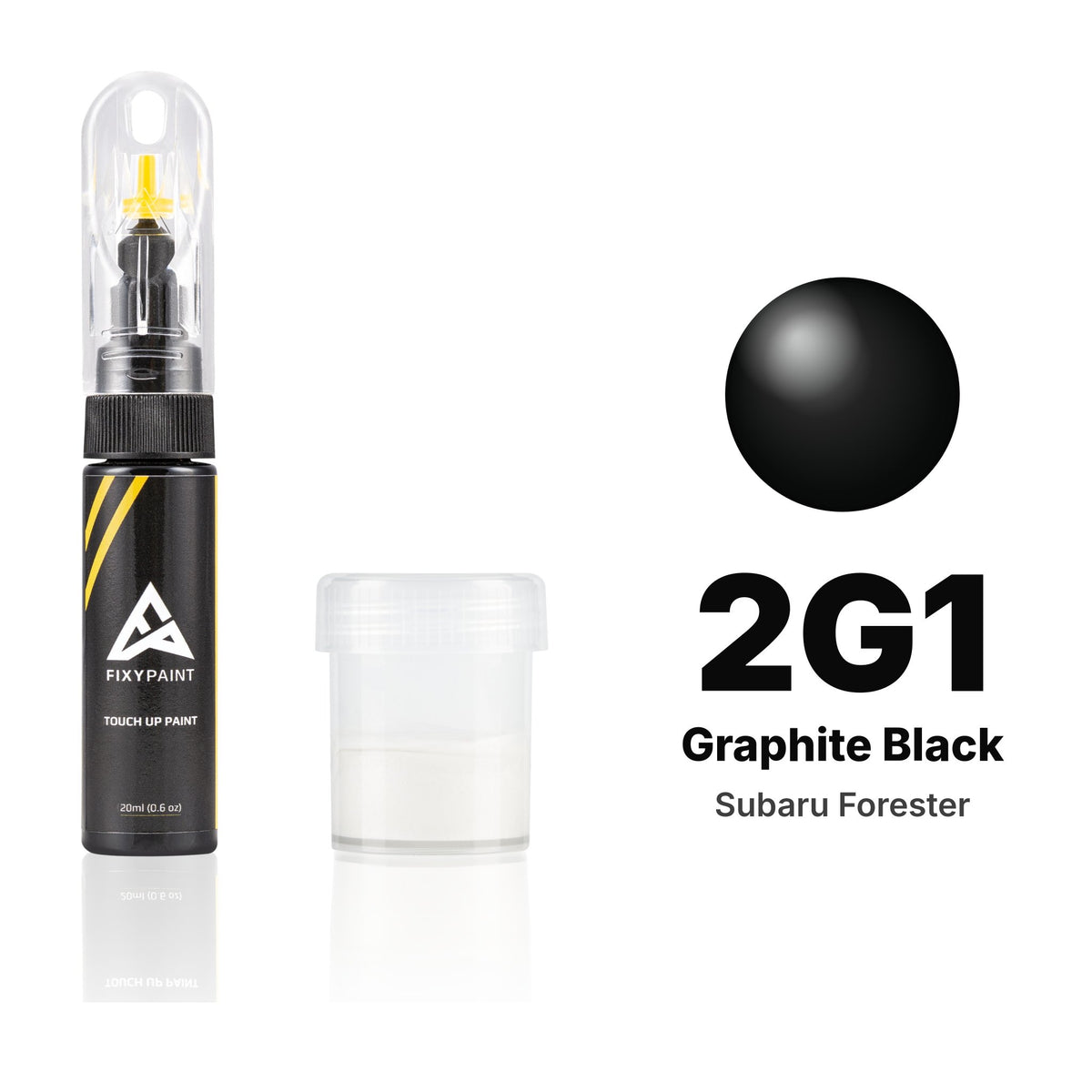 Pintura de retoque para Subaru Forester – 2G1 Graphite Black (2003–2004), kit Estándar