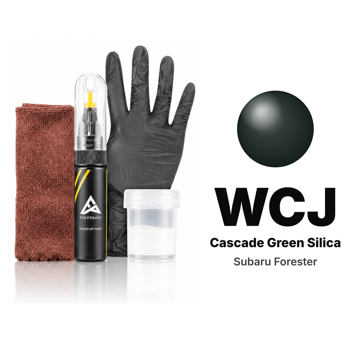 Peinture de retouche pour Subaru Forester – WCJ Cascade Green Silica (2022–2024), kit Complet